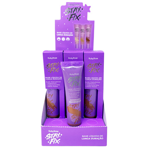 Base Líquida de Longa Duração E152 Stay Fix Ruby Rose HB-873-S11 - Box c/ 12 unid