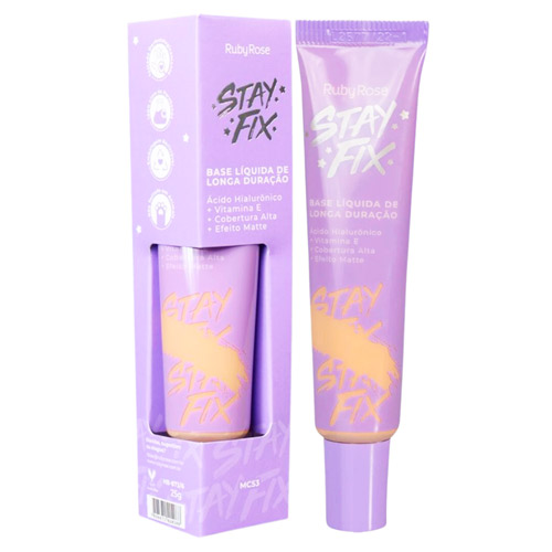 Base Líquida de Longa Duração MC53 Stay Fix Ruby Rose HB-873-S6