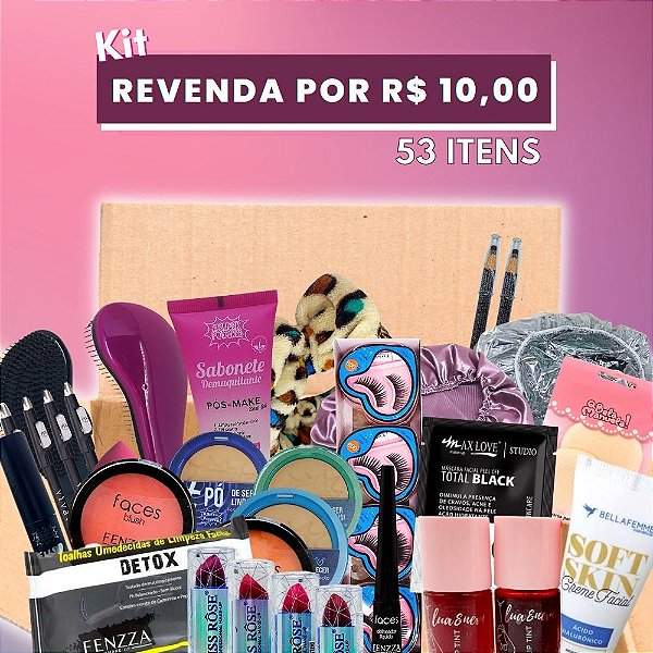 Revenda por R$10,00 - 53 Itens
