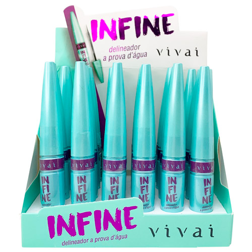 Delineador Líquido A Prova D'água Infine Vivai 2072.1.1 - Box c/ 24 unid