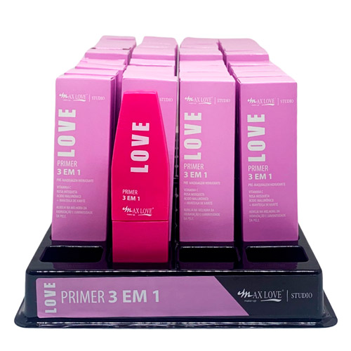Primer Facial 3 em 1 Love Max Love - Box c/ 36 unid