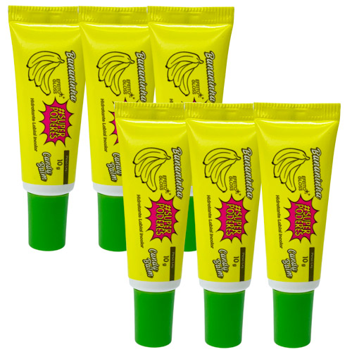 Hidratante Labial Candy Balm Bananinha Super Poderes HLSP02 - Kit c/ 06 unid