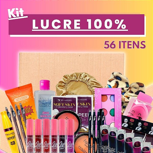 Kit LUCRE 100% (56 Itens)