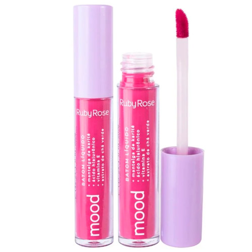 Batom Líquido Mood Romance 03 Ruby Rose HB-566-S3