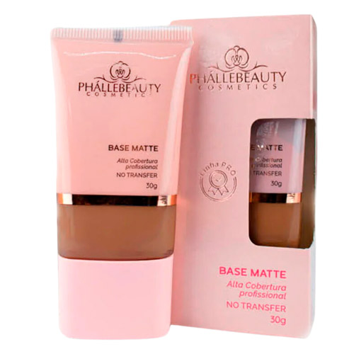 Base Líquida Matte Linha Pro Cor 08 Phállebeauty PH0662