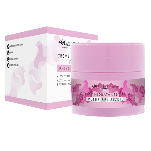 Creme Hidratante Facial Peles Sensíveis Max Love