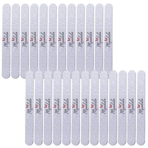 Lixa para Unhas 100/180 Mandala JJ-3183 - Pcte c/ 25 unid