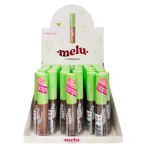 Fiber Gel para Sobrancelhas Melu Ruby Rose RR-8423 - Box c/ 36 unid