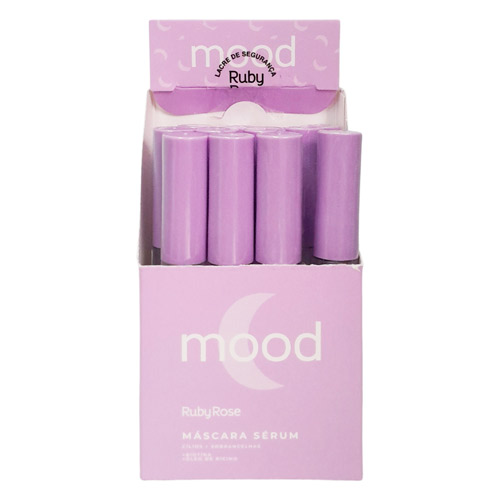 Máscara Sérum Cílios + Sobrancelhas Mood Ruby Rose HB-512 - Box c/ 12 unid