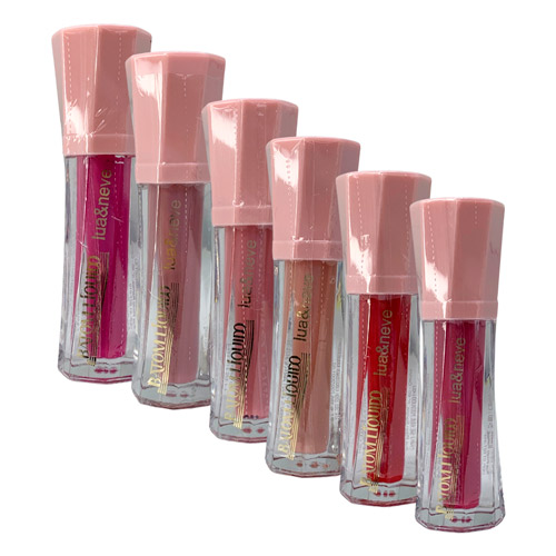 Batom Líquido Lua & Neve LN05015 - Kit c/ 06 unid