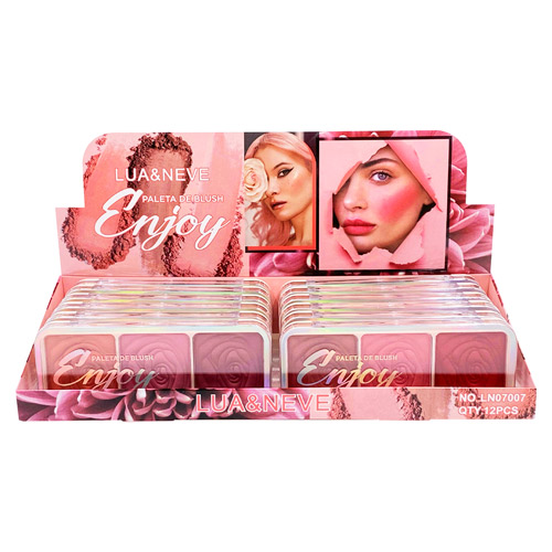 Paleta de Blush Enjoy Lua & Neve LN07007 - Box c/ 12 unid