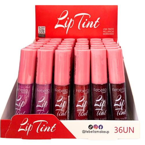 Batom Lip Tint Febella BM4012 - Box c/ 36 unid