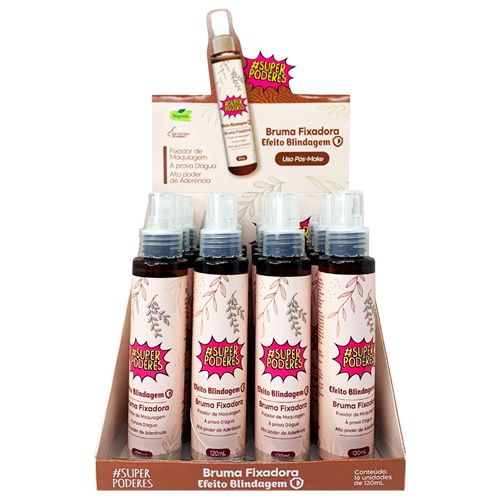 Bruma Fixadora Efeito Blindagem Super Poderes BFEBSP01 - Box c/ 16 unid