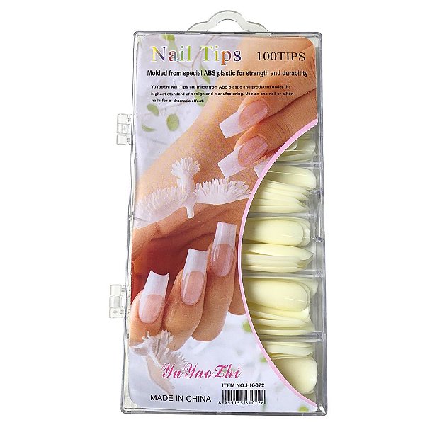 Unhas Postiças Bailarina com 100 Tips