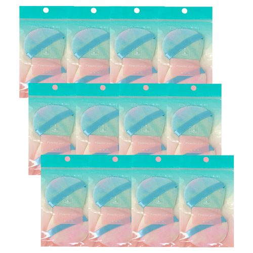 Kit com 02 Esponjas para Pó LUX155-284-3-3-3 - Pcte c/ 12 unid