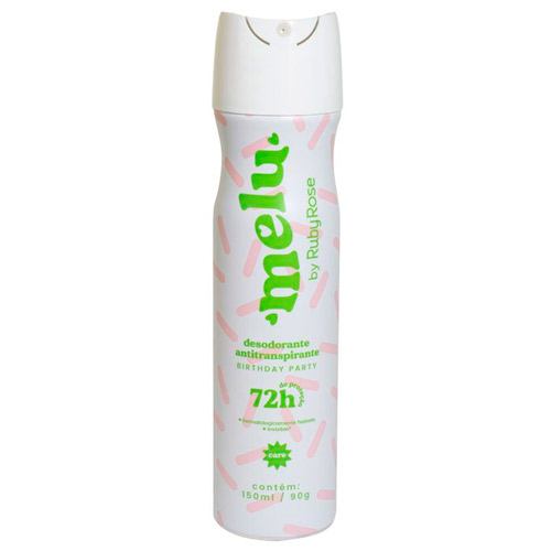 Desodorante Antitranspirante Birthday Party Melu Ruby Rose RR-6801-5