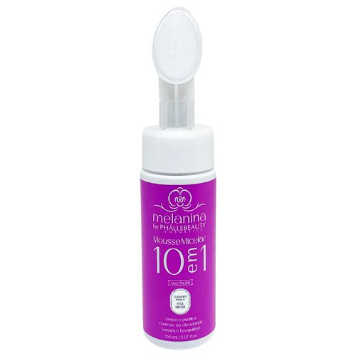 Mousse Micelar 10 em 1 Melanina Espuma de Limpeza Facial Phállebeauty PH0739
