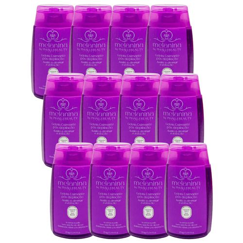 Geleia Calmante Pós Depilação Melanina Phállebeauty PH0733 - Box c/ 12 unid
