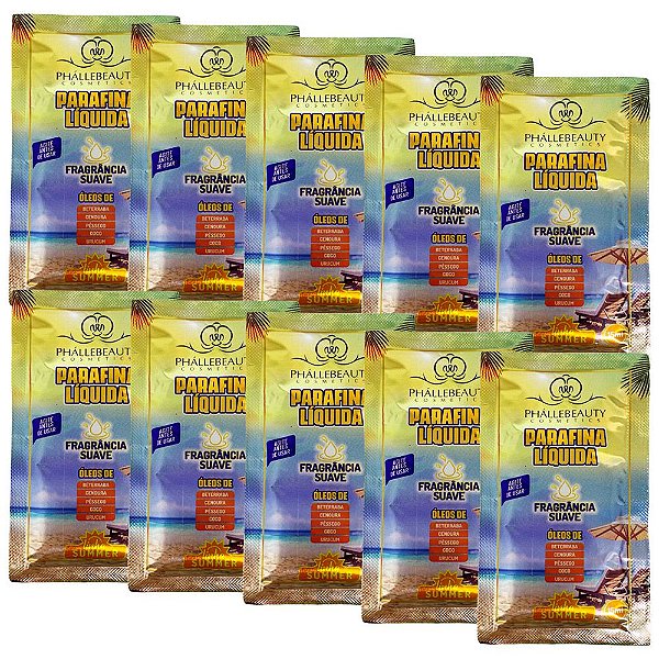 Parafina Líquida Linha Summer Phállebeauty PH0681 - Kit c/ 10 unid
