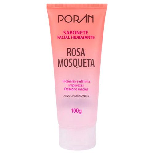 Poran - Sabonete Facial Hidratante Rosa Mosqueta Porán PR55