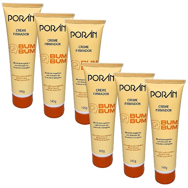 Poran - Creme Firmador Q BumBum Porán PR31 - Kit c/ 06 unid