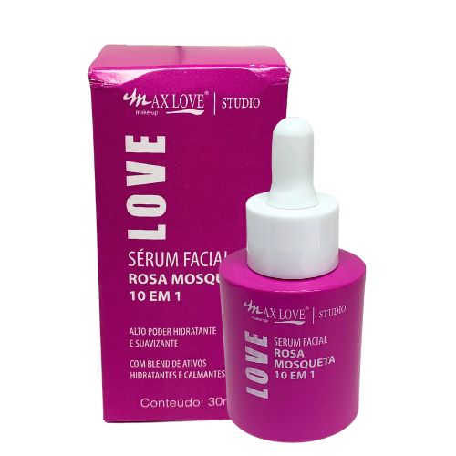 Sérum Facial Rosa Mosqueta 10 em 1 Love Max Love