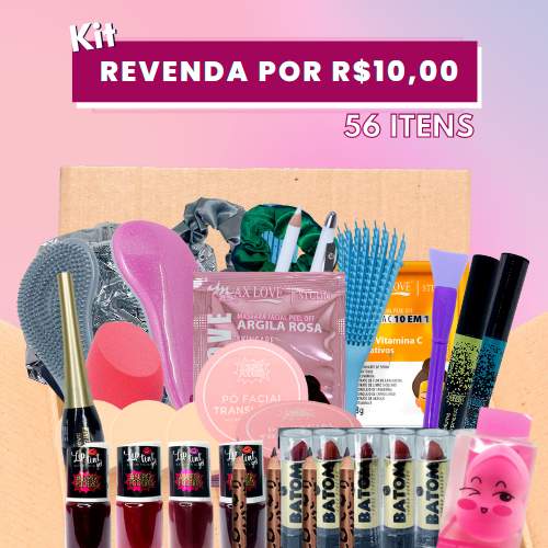 Revenda por R$10,00 - 56 Itens