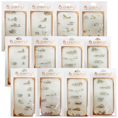 Enfeite para Decoração de Unhas Dafu DF-GT007153 - Pcte c/ 12 unid