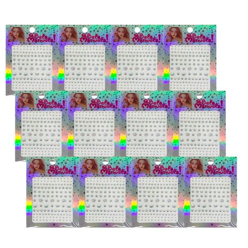 Adesivo Joia Strass Qbela Manuela! QBM769 - Pcte c/ 12 unid