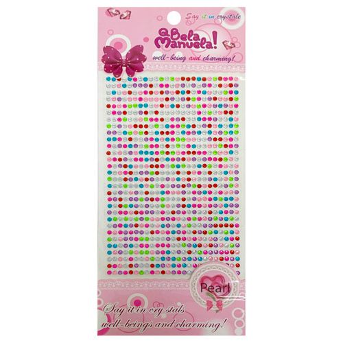Strass Adesivo para Decoração Colorido Qbela Manuela! QBM766