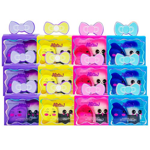 Kit com Esponja e Pincel Qbela Manuela! QBM821-2 - Pcte c/ 12 unid