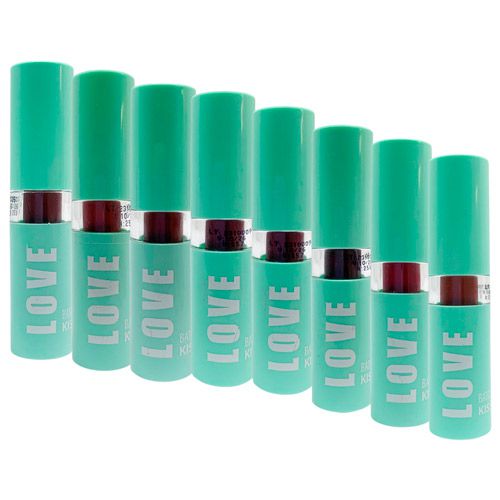 Batom Bastão Kisses Love Box 01 Cor 250 ao 257 Max Love - Kit c/ 08 unid