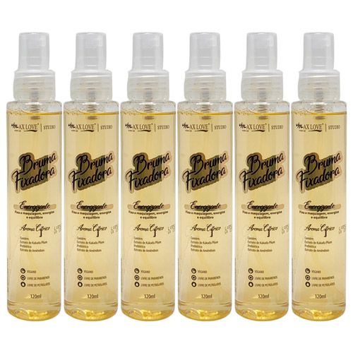 Bruma Fixadora Energizante Max Love - Kit c/ 06 unid