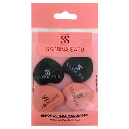 Kit com 04 Esponjas para Maquiagem Sabrina Sato SS-3036