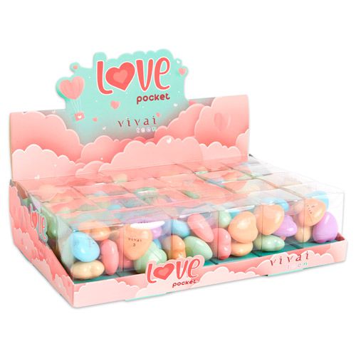 Mini Batom Bastão Ultra Matte Love Pocket Teen Vivai 3109.1.1 - Box c/ 24 unid