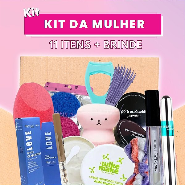 Kit da Mulher - 11 Itens + Brinde