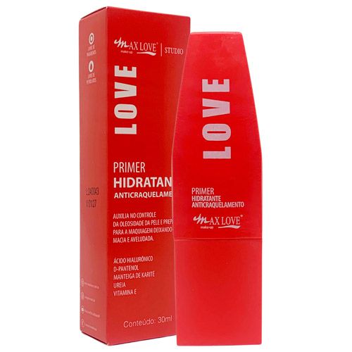 Primer Facial Hidratante Anticraquelamento Love Max Love