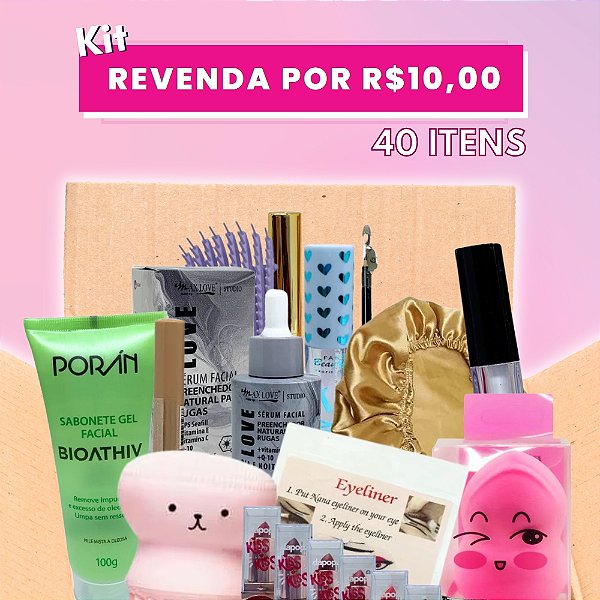 Revenda por R$10,00 - 40 Itens
