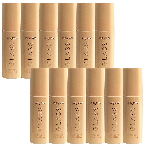 Máscara para Cílios Glass Ruby Rose HB-523 - Box c/ 12 unid