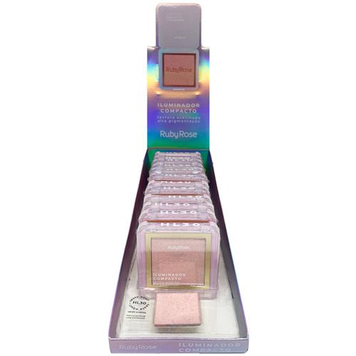 Iluminador Compacto HL30 Ruby Rose HB-859-S2 - Box c/ 12 unid