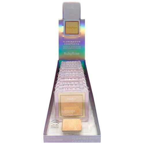 Iluminador Compacto HL50 Ruby Rose HB-859-S3 - Box c/ 12 unid
