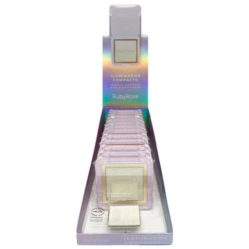 Iluminador Compacto HL70 Ruby Rose HB-859-S4 - Box c/ 12 unid