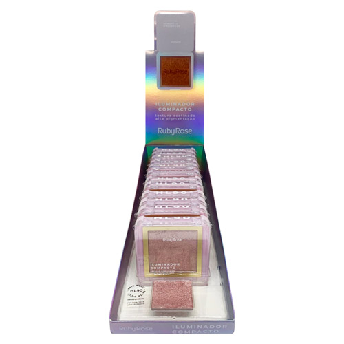 Iluminador Compacto HL90 Ruby Rose HB-859-S5 - Box c/ 12 unid