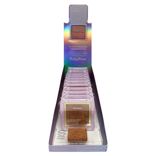 Iluminador Compacto HL110 Ruby Rose HB-859-S6 - Box c/ 12 unid