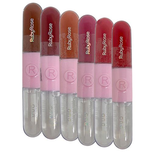 Batom Duo Grupo 02 Ruby Rose HB-F568/G2 - Kit c/ 06 unid