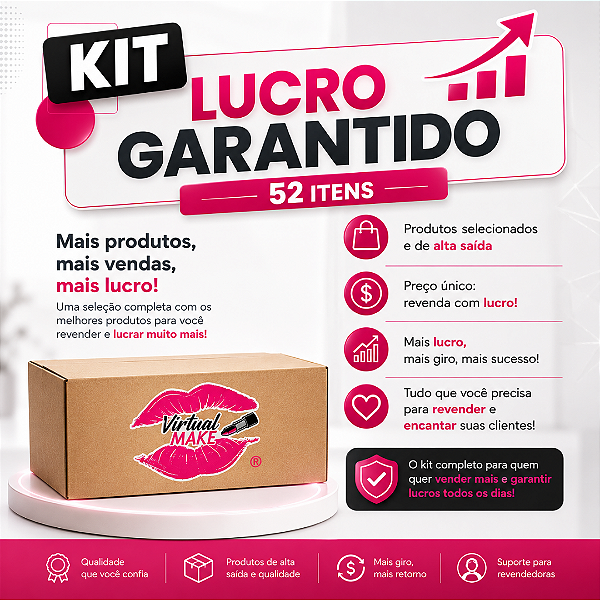 Kit Lucro Garantido - 52 itens