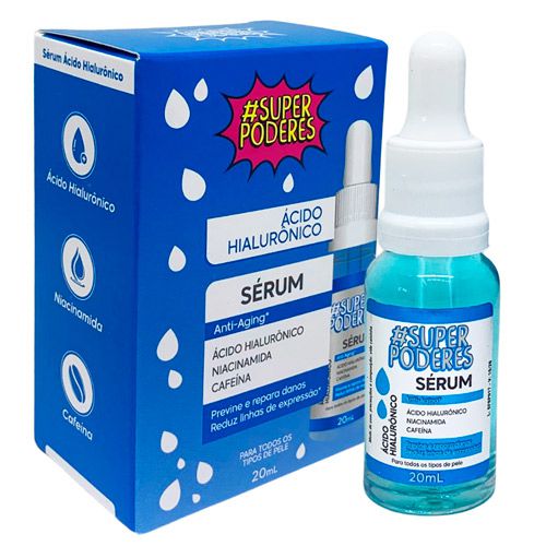Sérum Facial Ácido Hialurônico Super Poderes SAHSP01