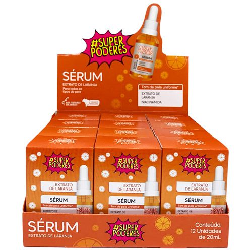 Sérum Facial Extrato de Laranja Super Poderes SELSP01 - Box c/ 12 unid