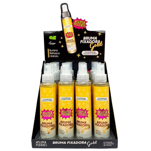 Bruma Fixadora Gold Super Poderes BFSP02 - Box c/ 16 unid