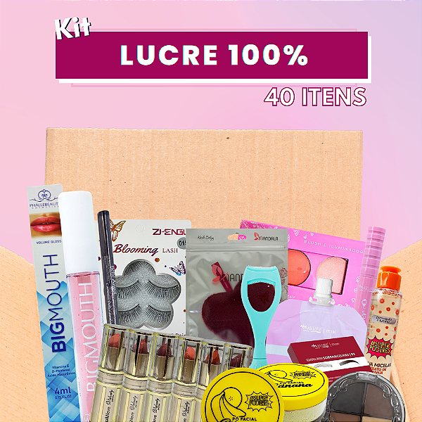 Kit Lucre 100% - 40 Itens